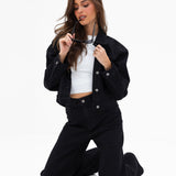 Blakely Denim Jacket - Black