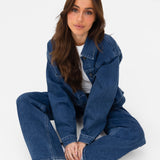 Blakely Denim Jacket - Dark Blue Wash