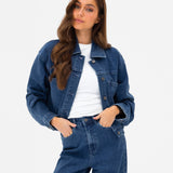 Blakely Denim Jacket - Dark Blue Wash
