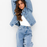 Blakely Denim Jacket - Light Blue