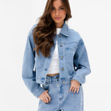 Blakely Denim Jacket - Light Blue