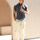 Conrad Short Sleeve Shirt - Charcoal