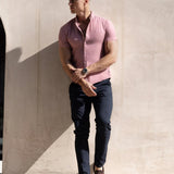 Conrad Short Sleeve Shirt - Dusty Pink