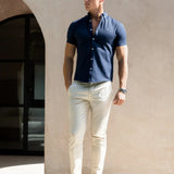 Conrad Short Sleeve Shirt - True Navy