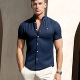 Conrad Short Sleeve Shirt - True Navy