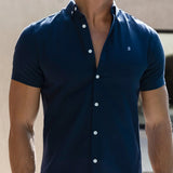 Conrad Short Sleeve Shirt - True Navy
