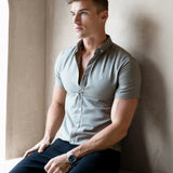 Conrad Short Sleeve Shirt - Washed Khaki
