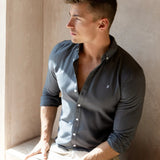 Conrad Long Sleeve Shirt - Charcoal