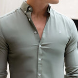 Conrad Long Sleeve Shirt - Olive