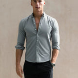 Conrad Long Sleeve Shirt - Safari Green
