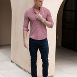 Conrad Long Sleeve Shirt - Dusty Pink