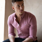 Conrad Long Sleeve Shirt - Dusty Pink