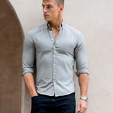 Conrad Long Sleeve Shirt - Washed Khaki