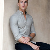 Conrad Long Sleeve Shirt - Washed Khaki