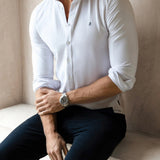 Conrad Long Sleeve Shirt - White