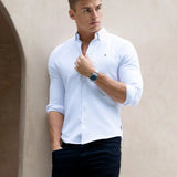 Conrad Long Sleeve Shirt - White
