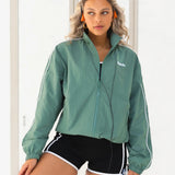 Jada Track Jacket - Vintage Green