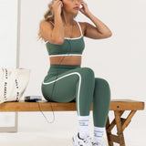 Ines Active Bra - Vintage Green