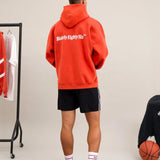 Luke Relaxed Hoodie - Washed Red