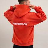 Luke Relaxed Hoodie - Washed Red