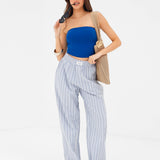 Lucia Bandeau Top - Dark Cobalt