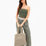 Lucia Bandeau Top - Khaki Green