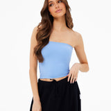 Lucia Bandeau Top - Light Blue