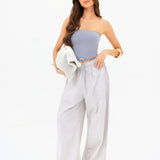 Lucia Bandeau Top - Pale Lilac