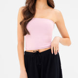 Lucia Bandeau Top - Pastel Pink