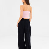 Lucia Bandeau Top - Pastel Pink