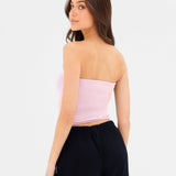 Lucia Bandeau Top - Pastel Pink