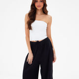 Lucia Bandeau Top - White