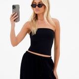 Lucia Bandeau Top - Black