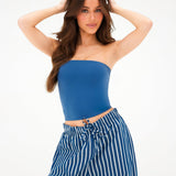 Lucia Bandeau Top - Dark Blue