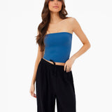 Lucia Bandeau Top - Dark Blue