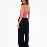 Lucia Bandeau Top - Raspberry