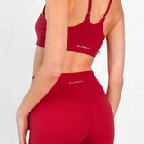 SculptForm Sports Bra - Cherry Red