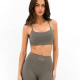 SculptForm Sports Bra - Safari Green