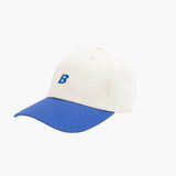 Initial Trucker Cap - Natural & Blue