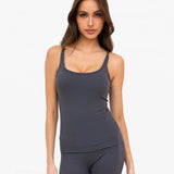 SculptForm Vest Top - Charcoal