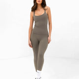 SculptForm Vest Top - Safari Green
