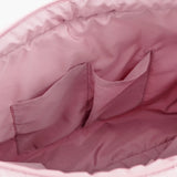Quilted Puffer Bag - Dusty Pink