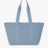 Quilted Tote Bag - Dusty Blue