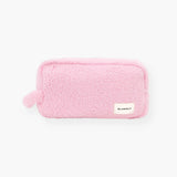 Rosie Fluffy Makeup Bag - Pale Pink