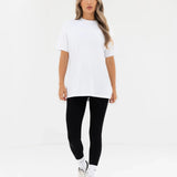 Thea Oversized T-Shirt - White & Black