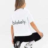 Thea Oversized T-Shirt - White & Black
