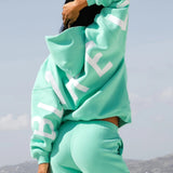 Isabel Oversized Hoodie - Bright Mint