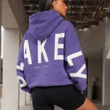 Isabel Oversized Hoodie - Bold Purple