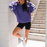 Isabel Oversized Hoodie - Bold Purple