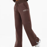 Heritage Wide Leg Sweatpants - Dark Chocolate
